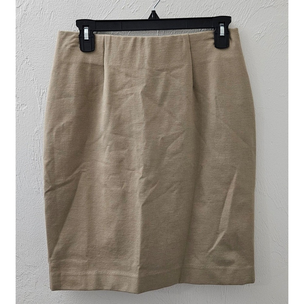 NEW w/Tag J. Jill‎ Pull On Ponte Pencil Skirt Size Extra Small XS Neutral Career